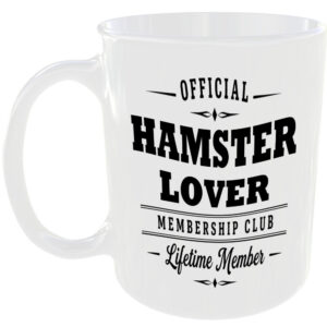 Official Hamster Lover Membership Club Funny Ceramic Mug Pet Owner Birthday Gift