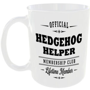 Official Hedgehog Helper Membership Club Funny Pet Lover Mug Gift