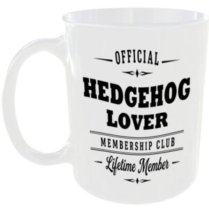 Official Hedgehog Lover Membership Club Funny Ceramic Mug Birthday Gift Tea Cup