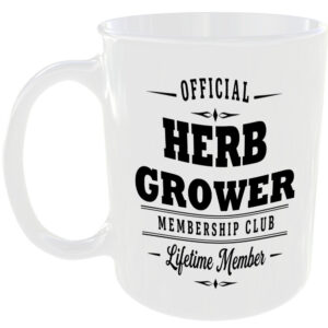 Official Herb Grower Membership Club Funny Ceramic Mug Gardening Birthday Gift