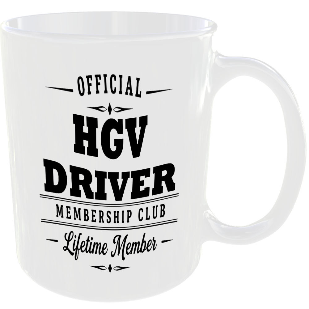 Official HGV Driver Membership Club Funny Ceramic Mug Work Colleague Gift - Image 2