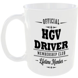 Official HGV Driver Membership Club Funny Ceramic Mug Work Colleague Gift