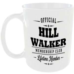 Official Hill Walker Membership Club Funny Ceramic Mug Outdoor Hobby Adventure