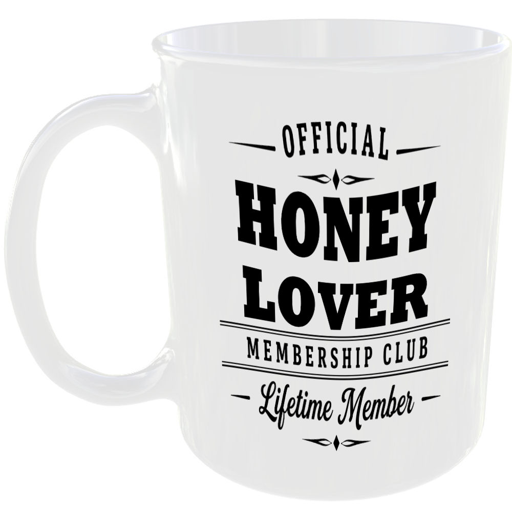 Official Honey Lover Membership Club Funny Ceramic Mug Birthday Gift Tea Coffee