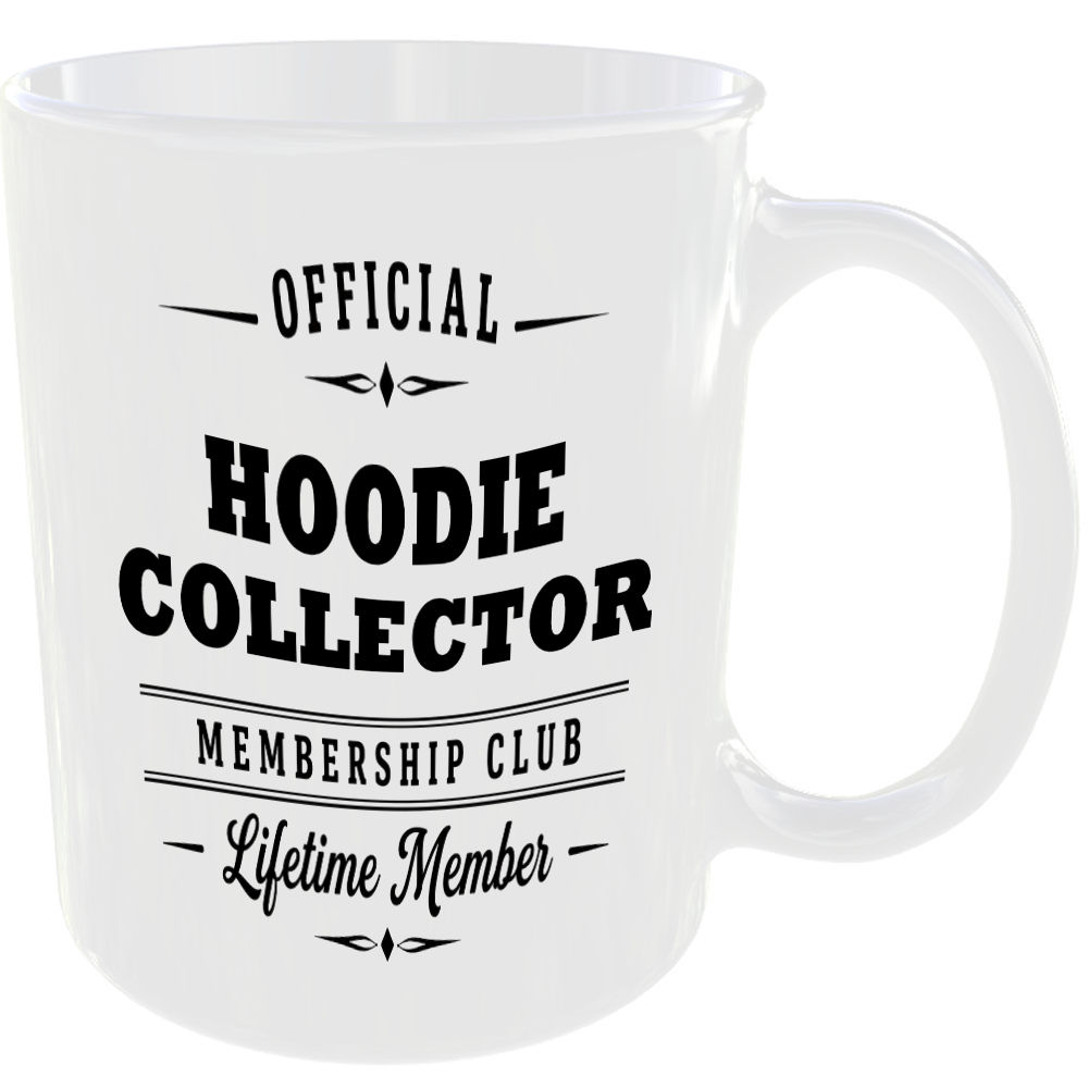 Official Hoodie Collector Membership Club Funny Ceramic Mug Positive Gift Idea - Image 2