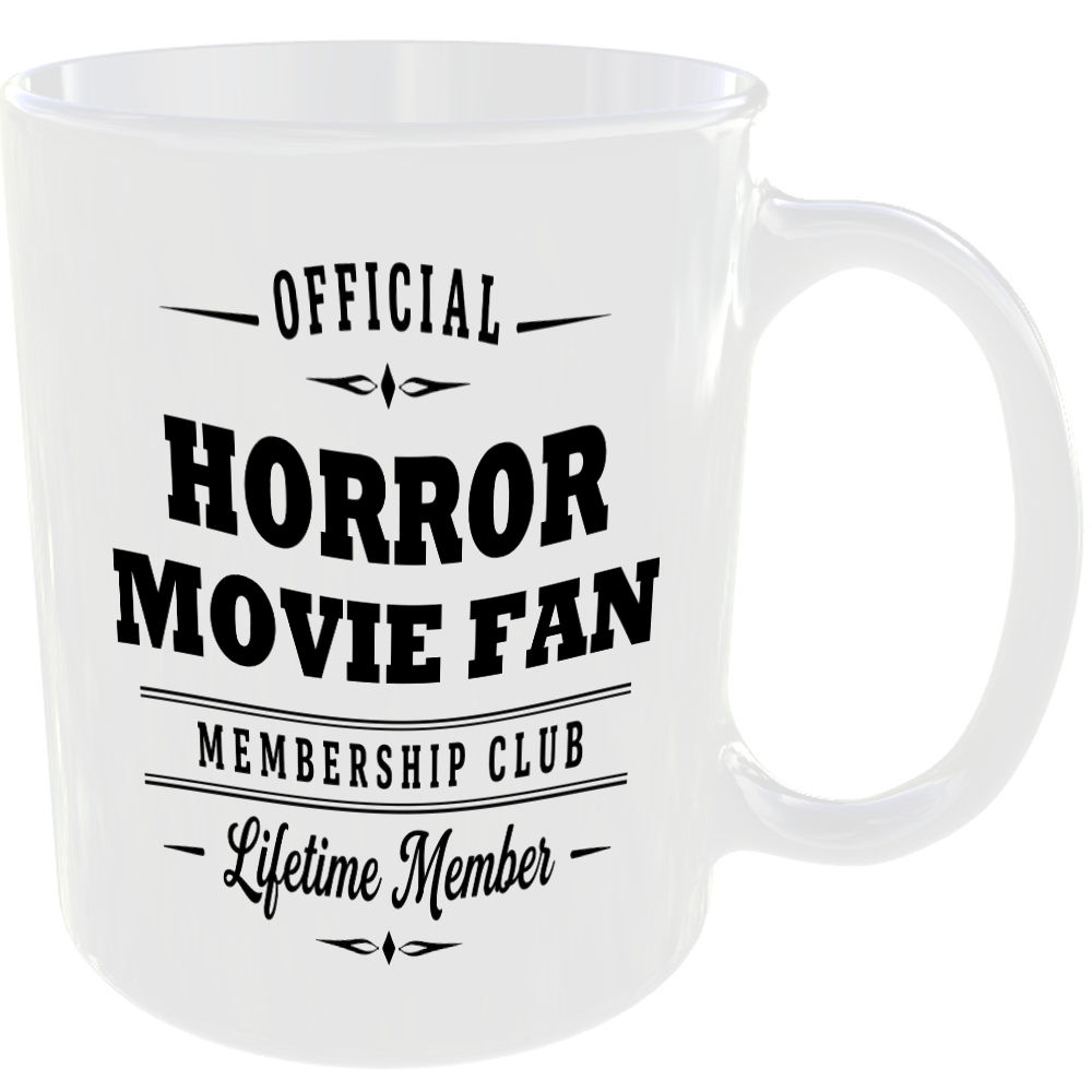 Official Horror Movie Fan Membership Club Funny Ceramic Mug Entertainment Gift - Image 2