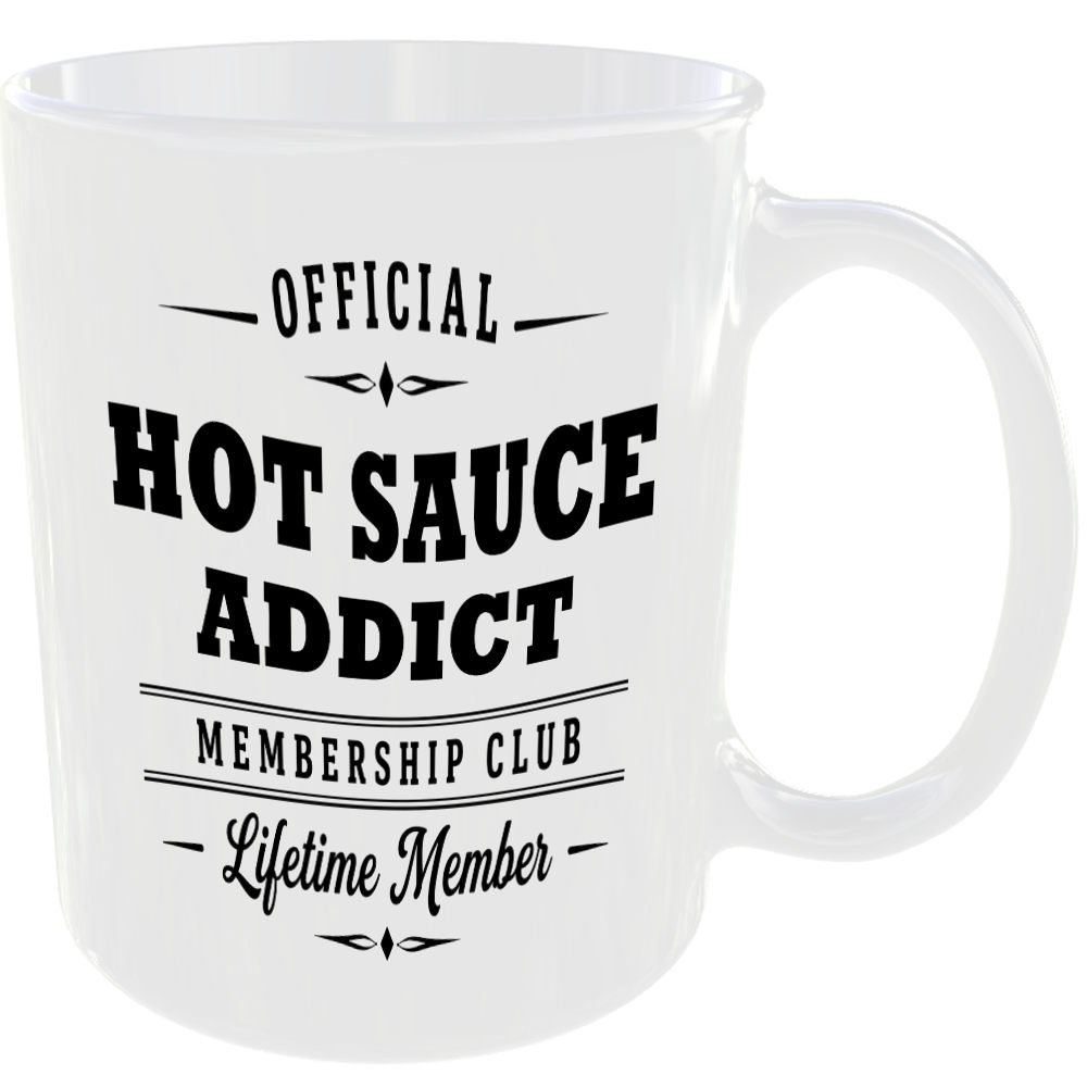 Official Hot Sauce Addict Membership Club Funny Ceramic Mug Foodie Drink Kitchen - Image 2