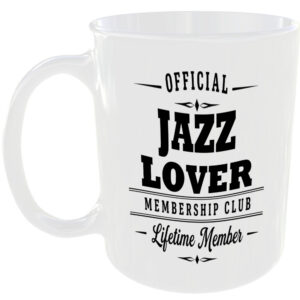 Official Jazz Lover Membership Club Funny Ceramic Mug Music Musician Fan Present