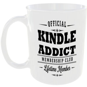 Official Kindle Addict Membership Club Funny Ceramic Mug Entertainment Fan Gift