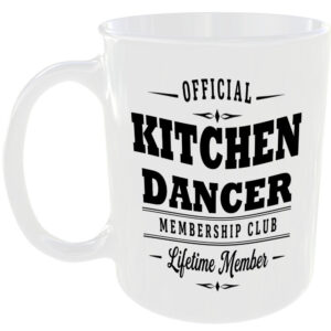 Official Kitchen Dancer Membership Club Funny Foodie Ceramic Mug Gift