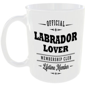 Official Labrador Lover Membership Club Funny Ceramic Mug Novelty Gift
