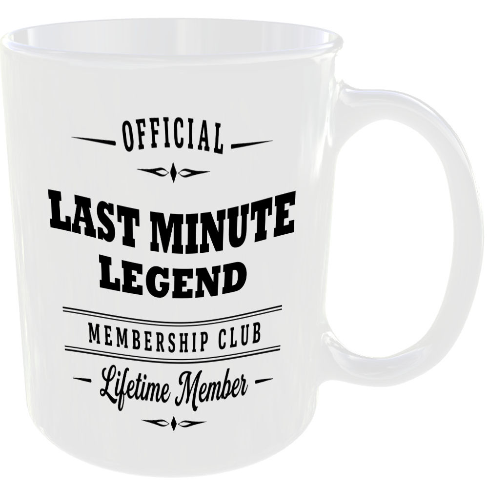 Official Last Minute Legend Membership Club Funny Ceramic Mug Rude Banter Gift - Image 2