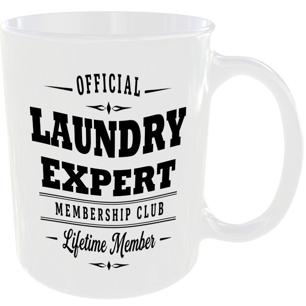 Official Laundry Expert Membership Club Funny Ceramic Mug Home Novelty Humour - Image 2