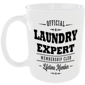 Official Laundry Expert Membership Club Funny Ceramic Mug Home Novelty Humour