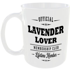 Official Lavender Lover Membership Club Funny Gardening Ceramic Mug Gift