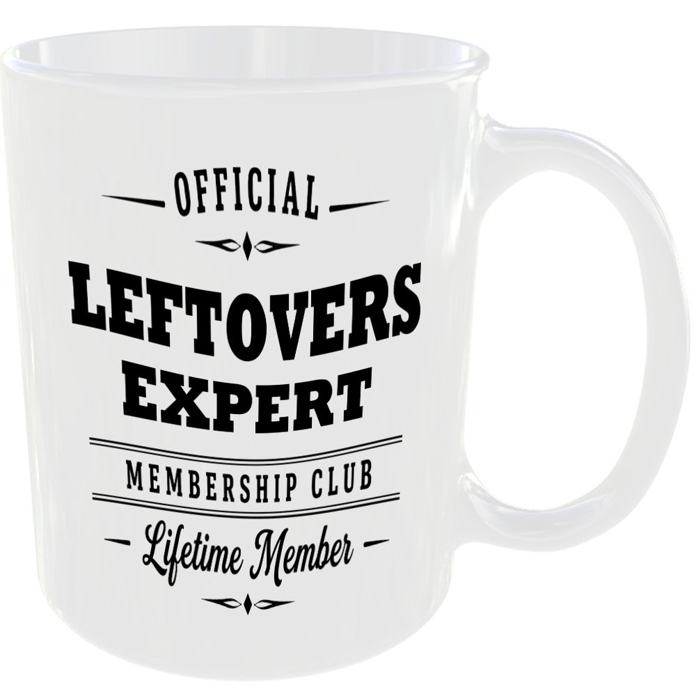Official Leftovers Expert Membership Club Funny Ceramic Mug Home Novelty Humour - Image 2