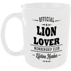 Official Lion Lover Membership Club Funny Ceramic Mug Birthday Gift Tea Coffee ☕