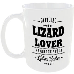 Official Lizard Lover Membership Club Funny Ceramic Mug Birthday Gift Tea Coffee