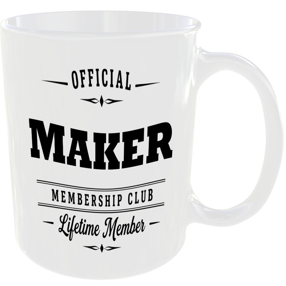 Official Maker Membership Club Funny Ceramic Mug Birthday Gift Tea Coffee Cup ☕ - Image 2