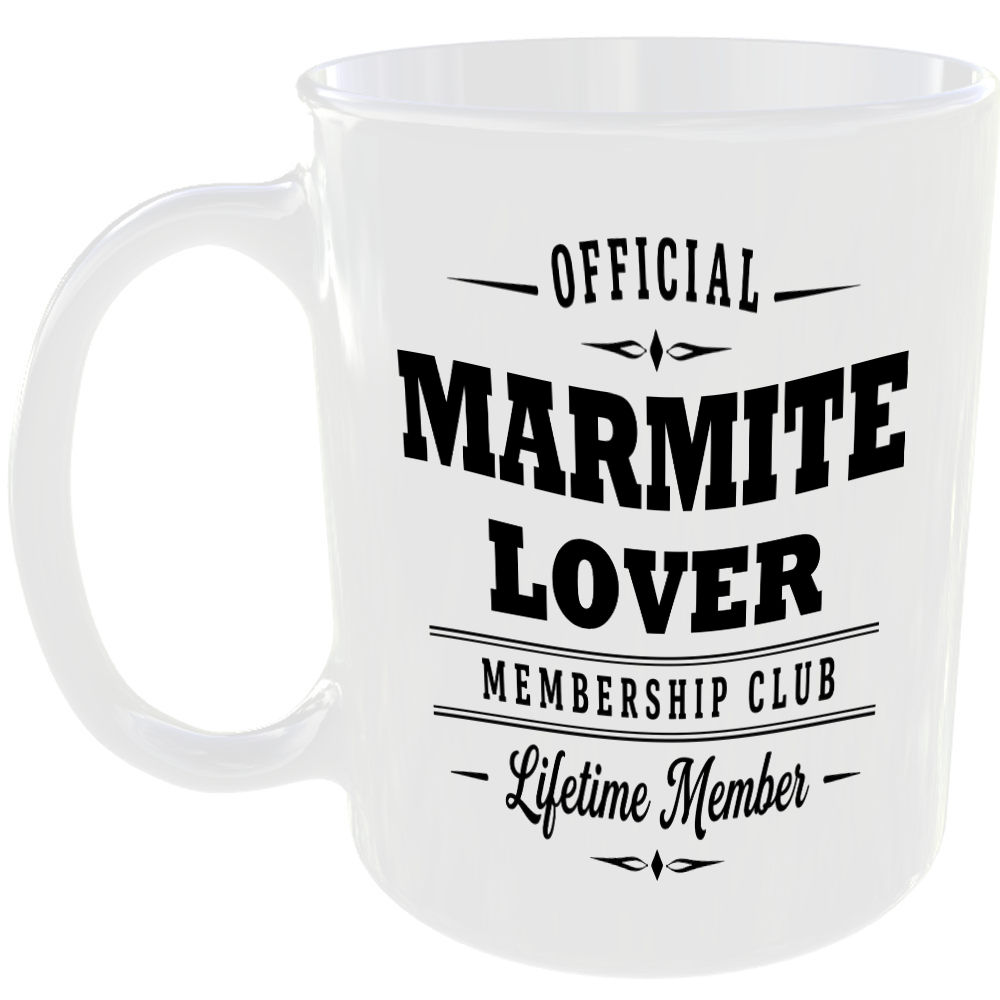 Official Marmite Lover Membership Club Funny Ceramic Mug Birthday Gift Tea Cup ☕