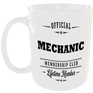 Official Mechanic Membership Club Funny Ceramic Mug Work Colleague Gift