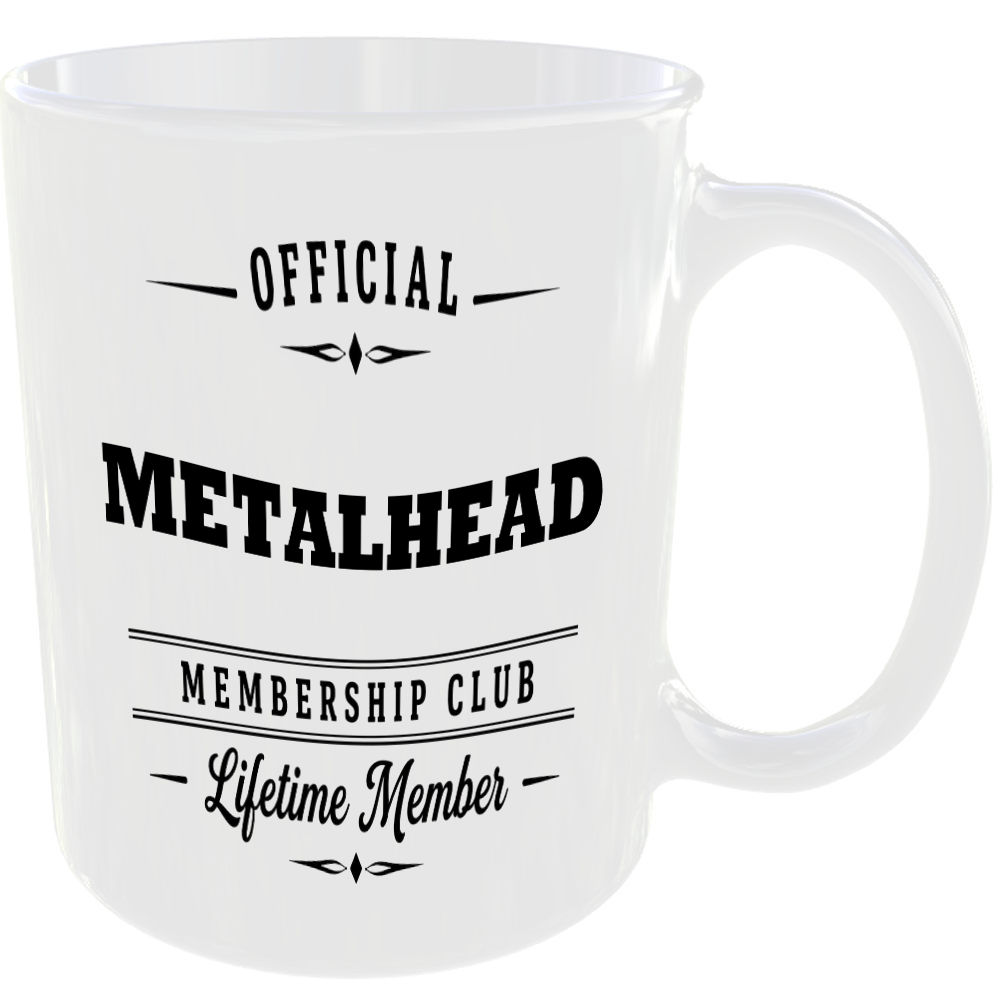 Official Metalhead Membership Club Funny Ceramic Mug Birthday Gift Tea Coffee ☕ - Image 2