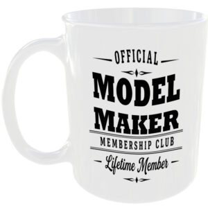 Official Model Maker Membership Club Funny Ceramic Mug Craft Creative Hobby Gift