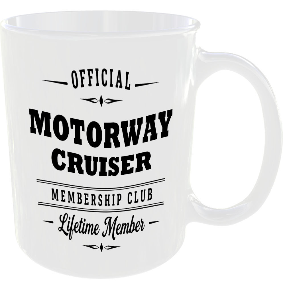 Official Motorway Cruiser Membership Club Funny Ceramic Mug Car Enthusiast Gift - Image 2