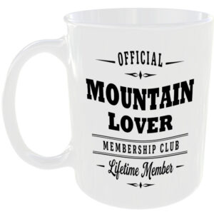 Official Mountain Lover Membership Club Funny Ceramic Mug Birthday Gift Tea Cup