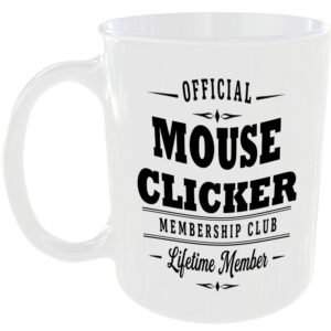 Official Mouse Clicker Membership Club Funny Office Mug Gift