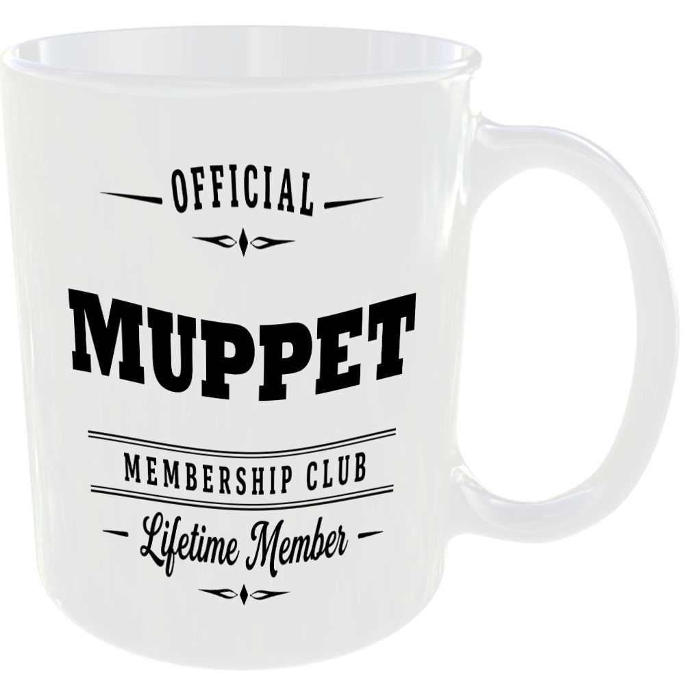 Official Muppet Membership Club Funny Ceramic Mug Fun Rude Banter Gift Cup - Image 2