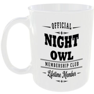 Official Night Owl Membership Club Funny Ceramic Mug Birthday Gift Tea Coffee ☕