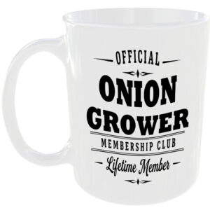Official Onion Grower Membership Club Funny Ceramic Mug Gardening Birthday Gift