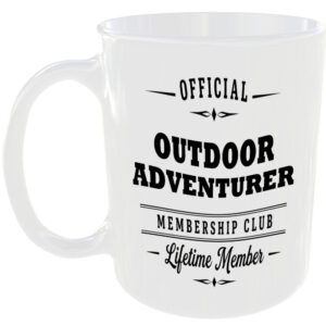 Official Outdoor Adventurer Membership Club Funny Ceramic Mug Hobby Adventure