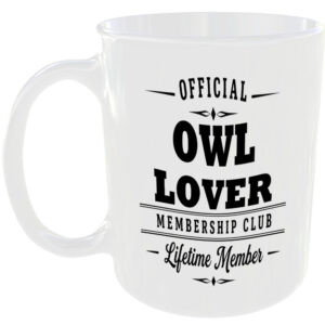 Official Owl Lover Membership Club Funny Ceramic Mug Birthday Gift Tea Coffee ☕