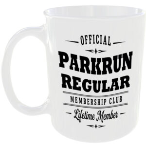 Official Parkrun Regular Membership Club Funny Ceramic Mug Sports Fitness Fan