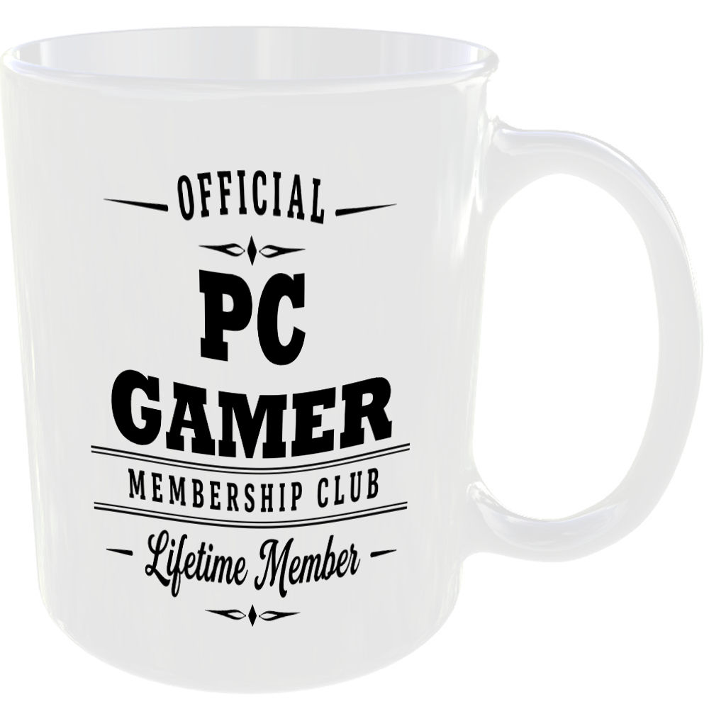 Official PC Gamer Membership Club Funny Ceramic Mug Birthday Gift Tea Coffee Cup - Image 2