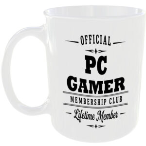 Official PC Gamer Membership Club Funny Ceramic Mug Birthday Gift Tea Coffee Cup