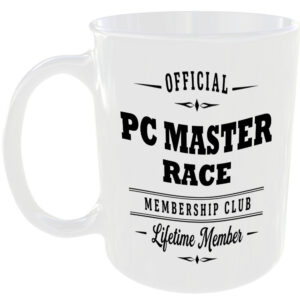 Official PC Master Race Membership Club Funny Ceramic Mug Gaming Gamer Gift