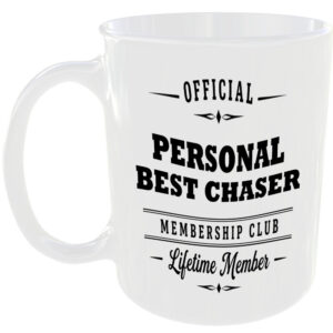 Official Personal Best Chaser Membership Club Funny Ceramic Mug Sports Fitness