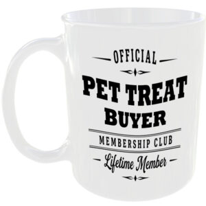 Official Pet Treat Buyer Membership Club Funny Pet Lover Mug Gift