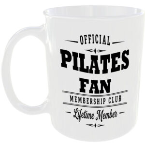 Official Pilates Fan Membership Club Funny Ceramic Mug Sports Fitness Birthday