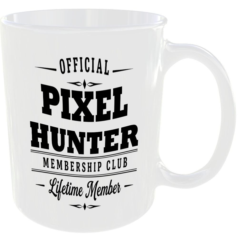 Official Pixel Hunter Membership Club Funny Ceramic Mug Gaming Gamer Gift - Image 2