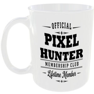 Official Pixel Hunter Membership Club Funny Ceramic Mug Gaming Gamer Gift