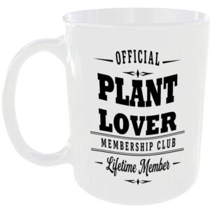 Official Plant Lover Membership Club Funny Ceramic Mug Birthday Gift Tea Coffee