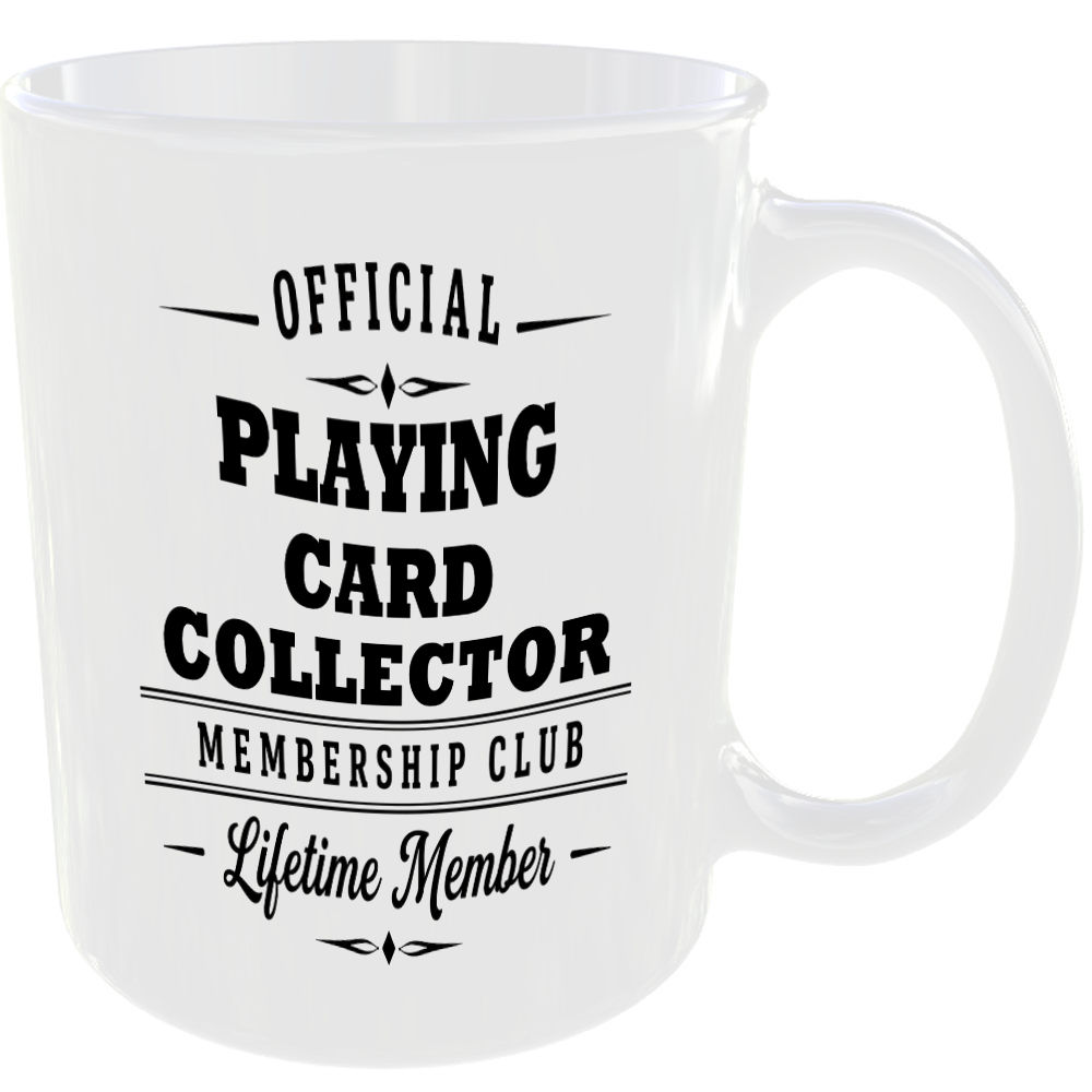 Official Playing Card Collector Membership Club Funny Ceramic Mug Hobby Novelty - Image 2