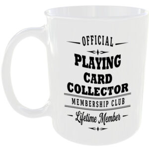 Official Playing Card Collector Membership Club Funny Ceramic Mug Hobby Novelty