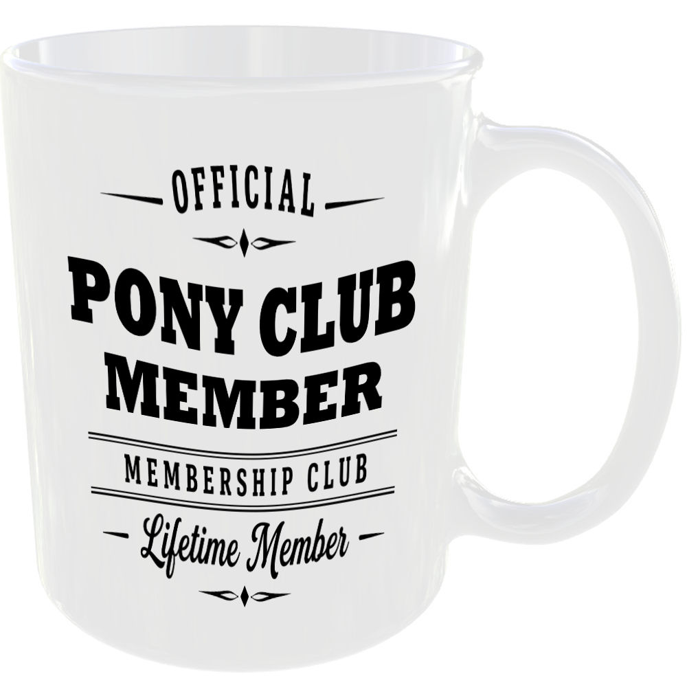 Official Pony Club Member Membership Club Funny Ceramic Mug Equestrian Gift - Image 2