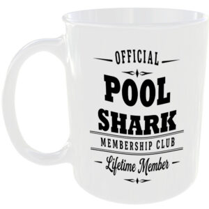 Official Pool Shark Membership Club Funny Ceramic Mug Sports Fitness Fan Present