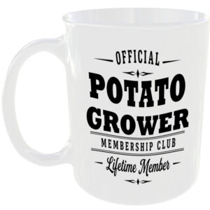 Official Potato Grower Membership Club Funny Ceramic Mug Gardening Birthday Gift